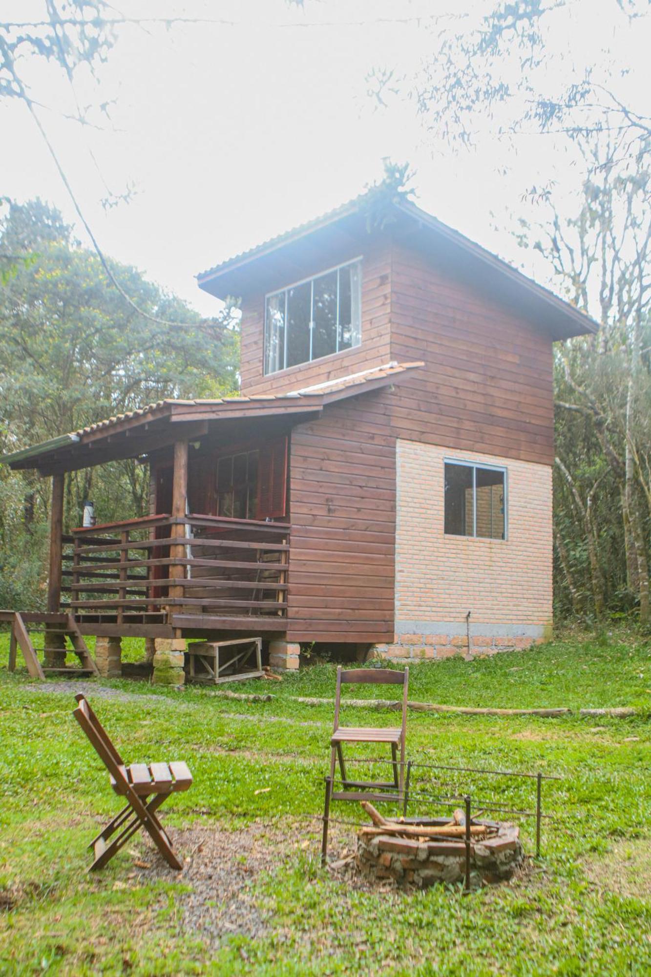 Cabana na Floresta Rincão do Fortaleza Cambará Exterior foto