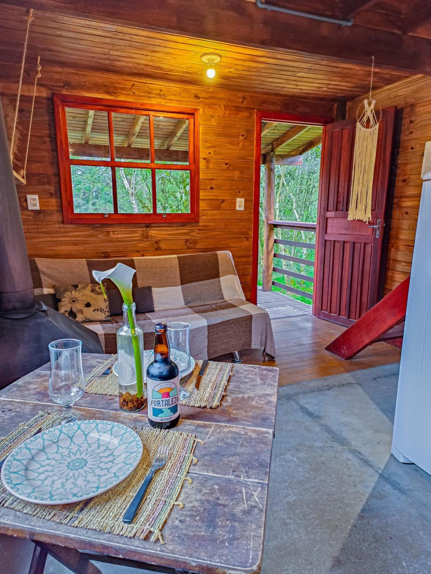 Cabana na Floresta Rincão do Fortaleza Cambará Exterior foto