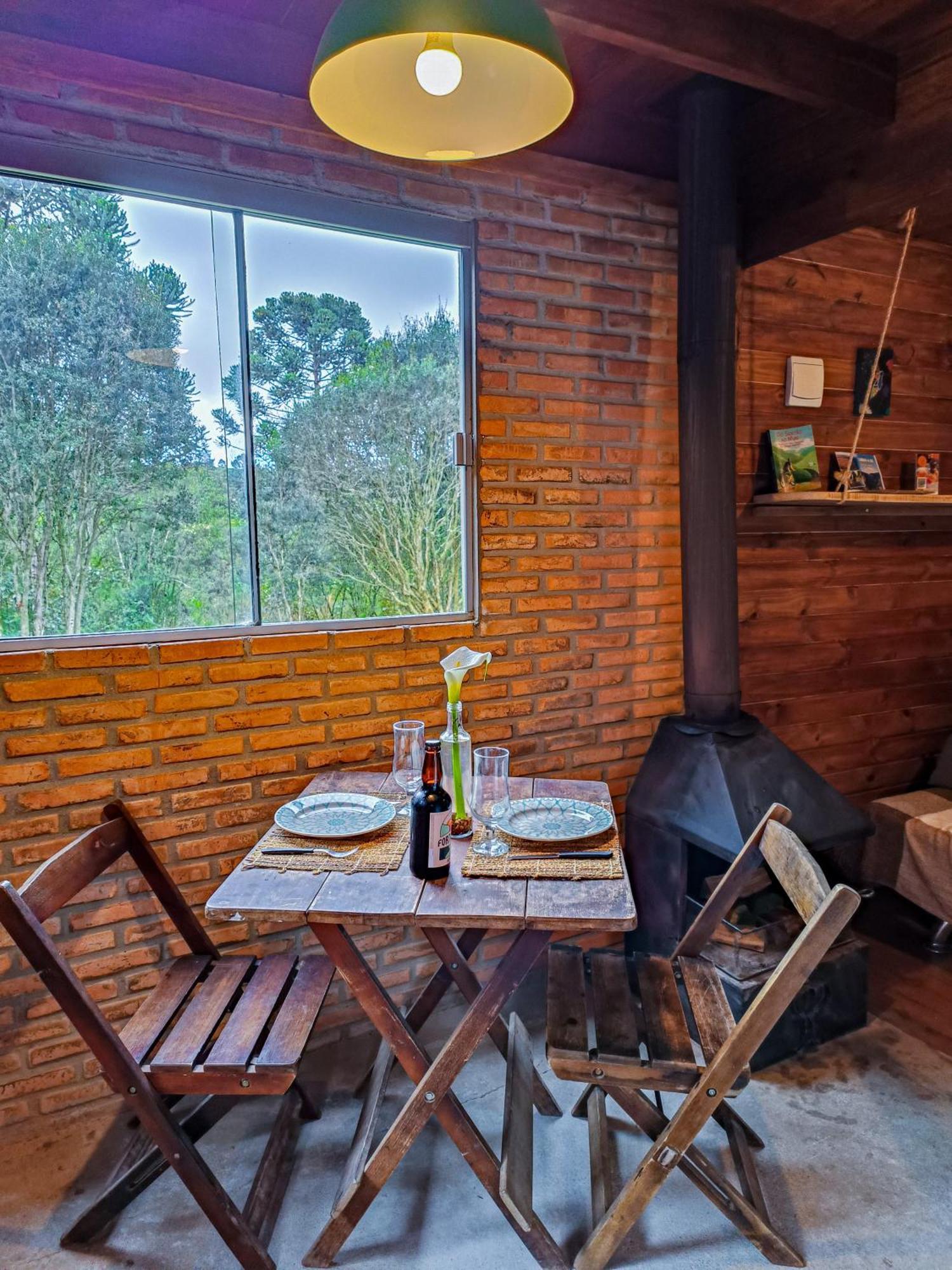 Cabana na Floresta Rincão do Fortaleza Cambará Exterior foto